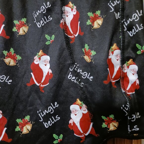 🎄🎁NWT Silky Christmas Boxer Briefs SANTA Jingle Bells Size L🎄🎁 - Picture 3 of 8